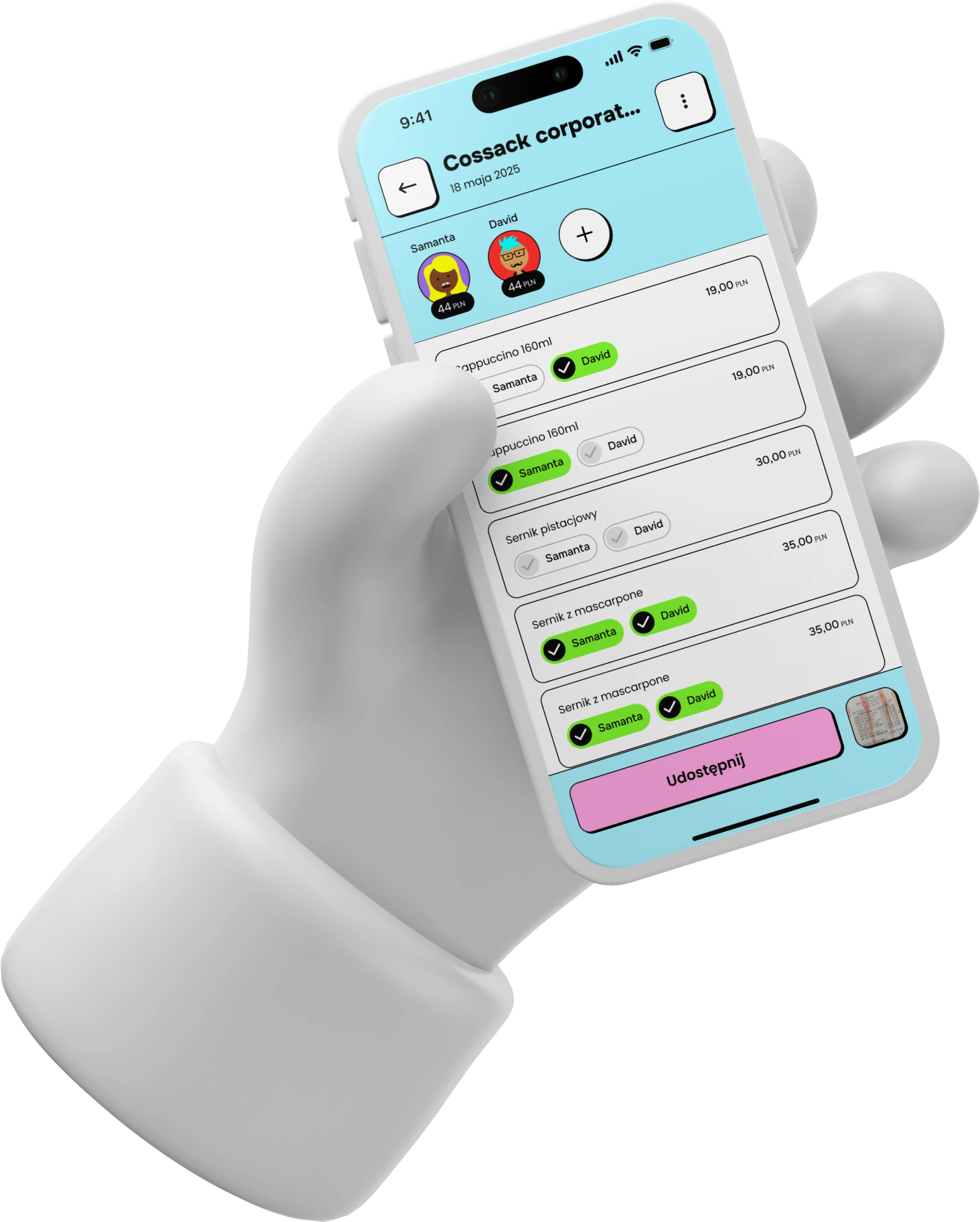 PayBack App Screenshot